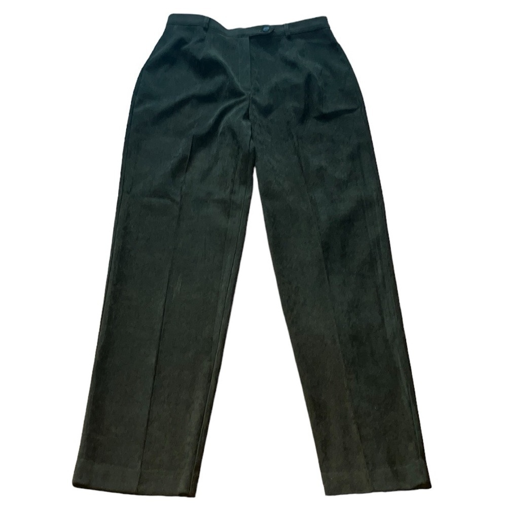 Casual Corner women’s vintage olive green trousers Size 12
